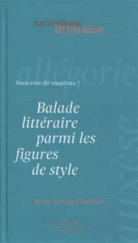 Couverture du produit · Balade littéraire parmi les figures de style