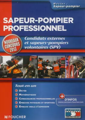 Couverture du produit · Sapeur-pompier professionnel Nouveaux concours 2013
