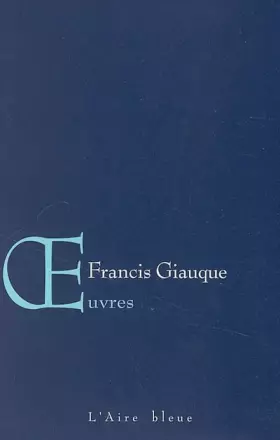 Couverture du produit · Oeuvres