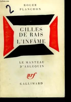 Couverture du produit · Gilles de rais, l'infame.
