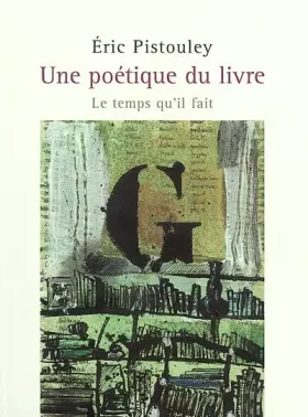 Couverture du produit · Une poétique du livre