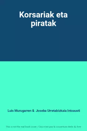 Couverture du produit · Korsariak eta piratak
