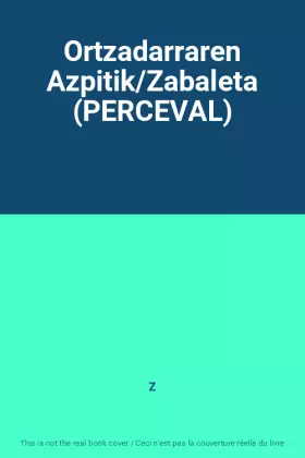 Couverture du produit · Ortzadarraren Azpitik/Zabaleta (PERCEVAL)