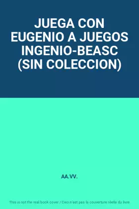 Couverture du produit · JUEGA CON EUGENIO A JUEGOS INGENIO-BEASC (SIN COLECCION)