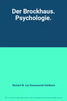 Couverture du produit · Der Brockhaus. Psychologie.