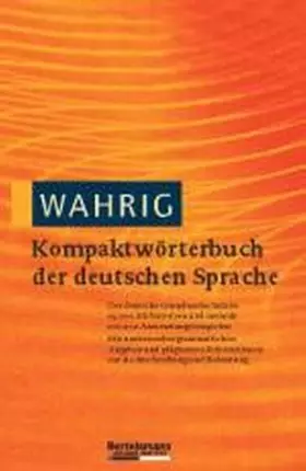 Couverture du produit · Wahrig: Kompaktwoerterbuch Der Deutschen Sprache