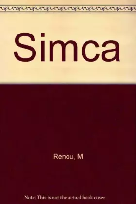 Couverture du produit · Simca
