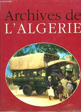 Couverture du produit · Archives de l'Algerie