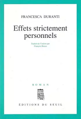 Couverture du produit · Effets strictement personnels