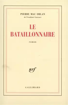 Couverture du produit · La Bataillonnaire