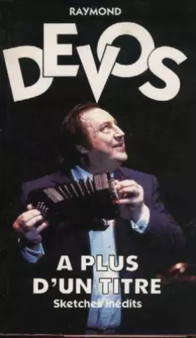 Couverture du produit · A plus d'un titre