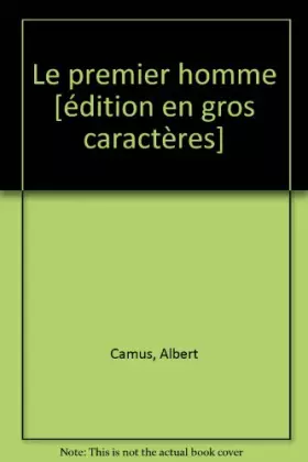 Couverture du produit · le premier homme