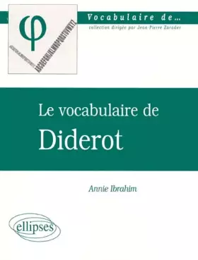 Couverture du produit · Le vocabulaire de Diderot