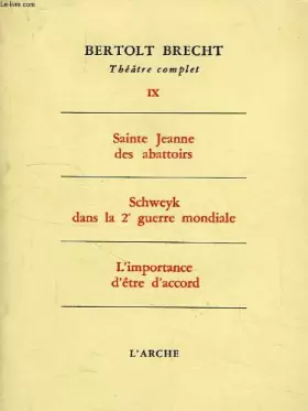 Couverture du produit · Theatre complet, tome ix