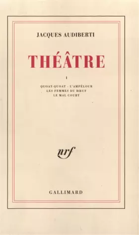 Couverture du produit · Théâtre, tome 1