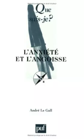 Couverture du produit · L'Anxiété et l'Angoisse