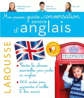 Couverture du produit · Mon premier guide de conversation sonore d'anglais