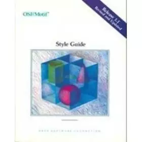 Couverture du produit · OSF/ Motif Style Guide Release 1.1 (Revised & Updated)