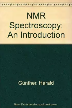 Couverture du produit · Nmr Spectroscopy: An Introduction (English and German Edition)