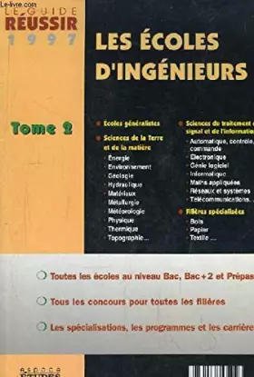 Couverture du produit · Les écoles d'ingénieurs