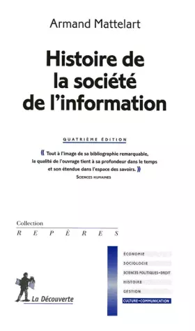 Couverture du produit · Histoire de la société de l'information