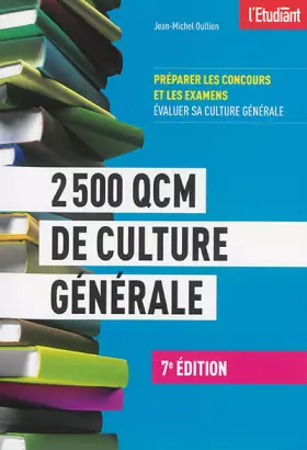 Couverture du produit · 2500 QCM de culture générale 7e édition