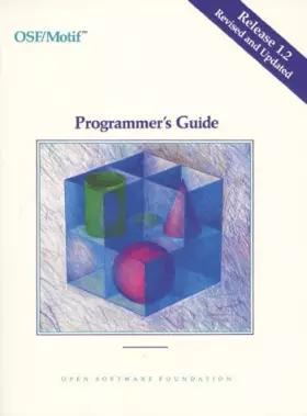 Couverture du produit · OSF/Motif Programmer's Guide Release 1.2 (OSF/motif series)