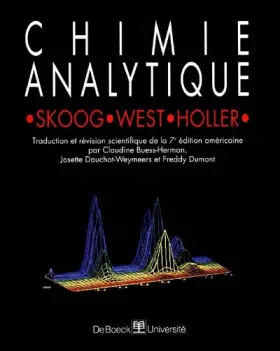 Couverture du produit · Chimie analytique