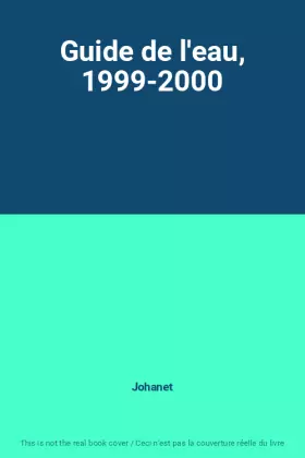 Couverture du produit · Guide de l'eau, 1999-2000
