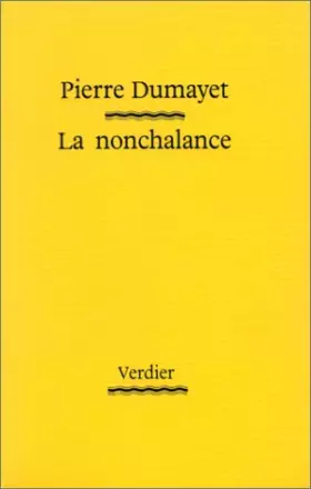 Couverture du produit · La Nonchalance