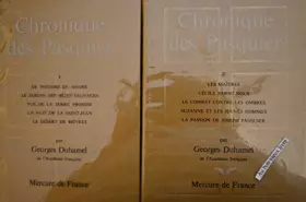 Couverture du produit · Chroniques des Pasquier En deux volumes Mercure de France 1964