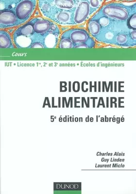 Couverture du produit · Abrégé de biochimie alimentaire