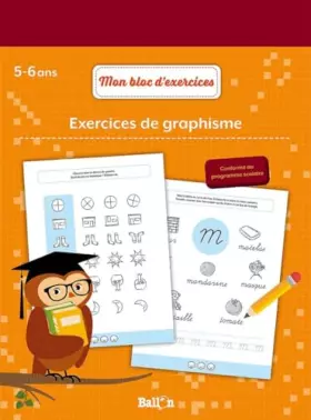 Couverture du produit · Exercices de graphisme 5+