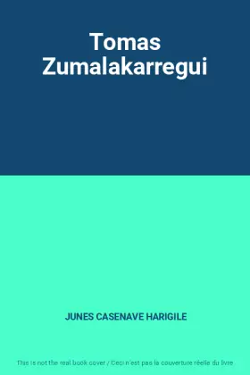 Couverture du produit · Tomas Zumalakarregui