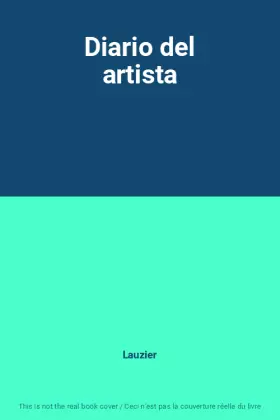 Couverture du produit · Diario del artista