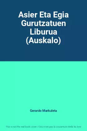Couverture du produit · Asier Eta Egia Gurutzatuen Liburua (Auskalo)