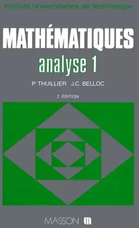 Couverture du produit · Mathématiques, analyse 1. Fonction d'une variable réelle, fonction de plusieurs variables