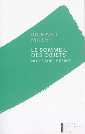 Couverture du produit · Le sommeil des objets