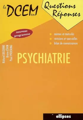 Couverture du produit · Psychiatrie