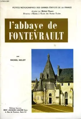 Couverture du produit · L'ABBAYE DE FONTEVRAULT