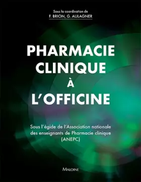 Couverture du produit · Pharmacie clinique a l'officine