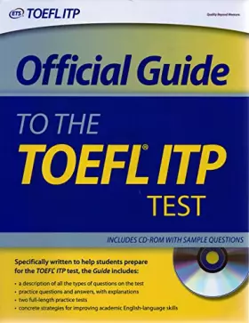 Couverture du produit · Official Guide to the Toefl ITP Test