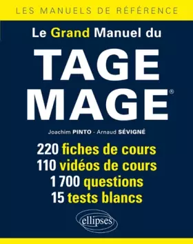 Couverture du produit · Le Grand Manuel du Tage Mage® 220 Fiches de Cours 110 Vidéos de Cours 1700 Questions 15 Tests Blancs