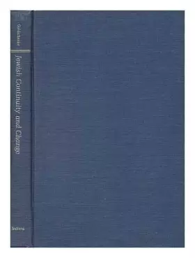 Couverture du produit · Jewish Continuity and Change: Emerging Patterns in America (Jewish Political and Social Studies)