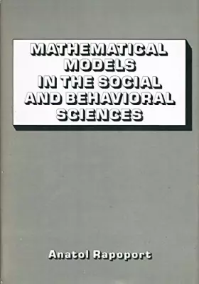 Couverture du produit · Mathematical Models in the Social and Behavioral Sciences