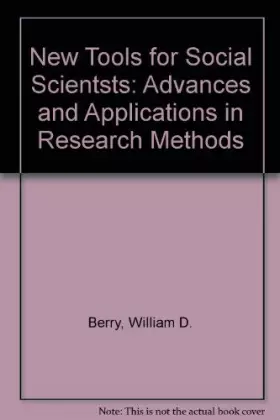 Couverture du produit · New Tools for Social Scientsts: Advances and Applications in Research Methods
