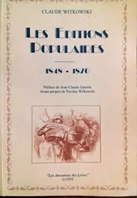 Couverture du produit · Les éditions populaires: 1848-1870