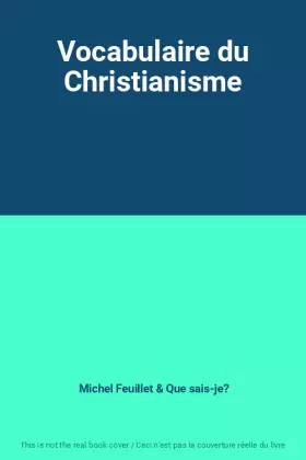 Couverture du produit · Vocabulaire du Christianisme