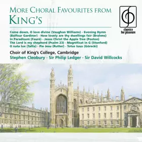 Couverture du produit · More Choral Favourites From King's