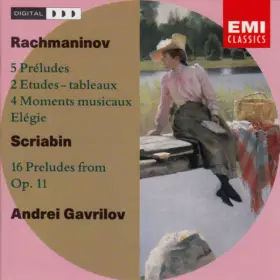 Couverture du produit · 5 Préludes, 2 Etudes-tableaux, 4 Moments Musicaux, Elégie / 16 Preludes From Op. 11